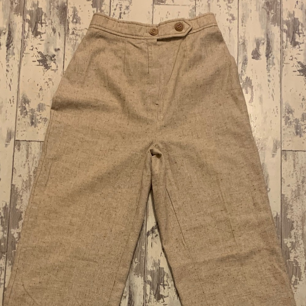 Rare Vintage Size:00 Oatmeal Women’s Trousers - Picture 10 of 14